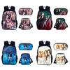 Set de Mochila Estudiantil Blackpink con Material de Nylon y Diseño Creativo para Uso Diario