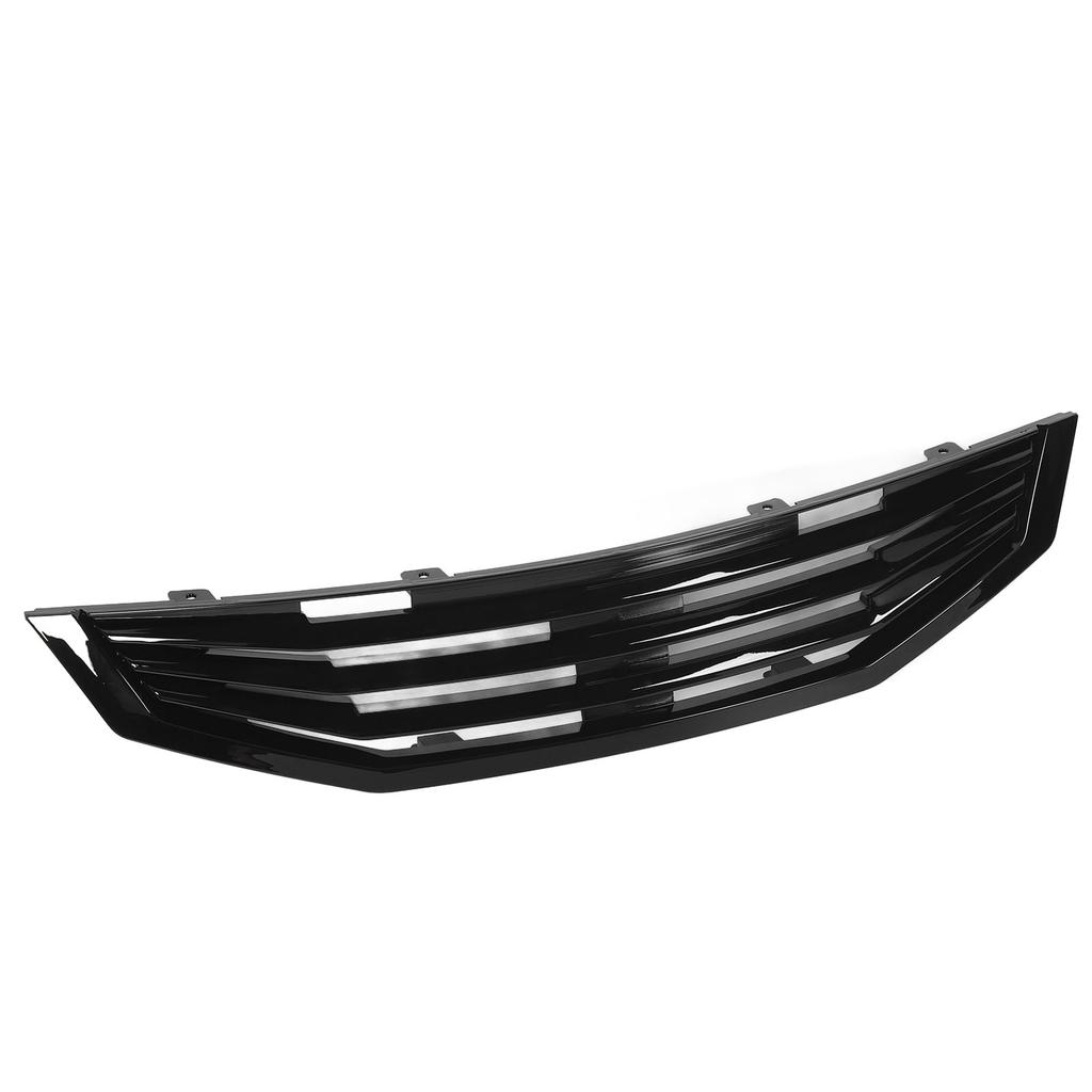 Gloss Black Front Bumper Grille Grills For Coupe 2 Door Pre Facelift 2008 To 2010 US Spec