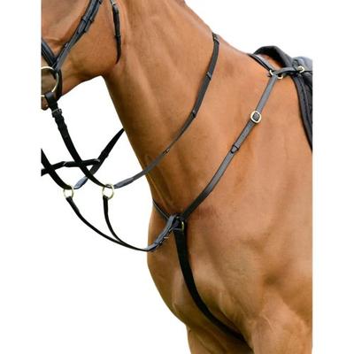 Kincade Classic Leather Breastplate With Running Martingale