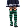 Kids' Christmas Socks Reindeer Plush Striped Knee-High Stockings Over Knee Socks Festive Holiday Wear for Boys Girls