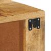TV Wall Cabinet 80x30x19 Cm Rough Mango Wood