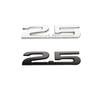 3D Metal 2.0 2.5 Letters Car Fender Emblem Rear Trunk Badge Sticker For Mazda 3 6 Axela CX5 CX7 MX5 Chrome Black Accessories