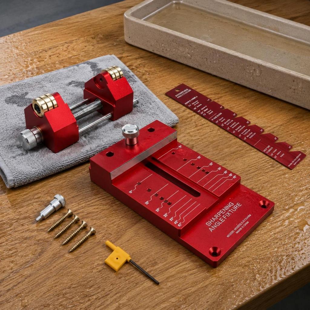 Fixed Angle Sharpening Holder Control Tool Edge Jig Easy to Use Carpentry