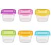 6pcs Small Food Containers Food Storage Jars For Travel