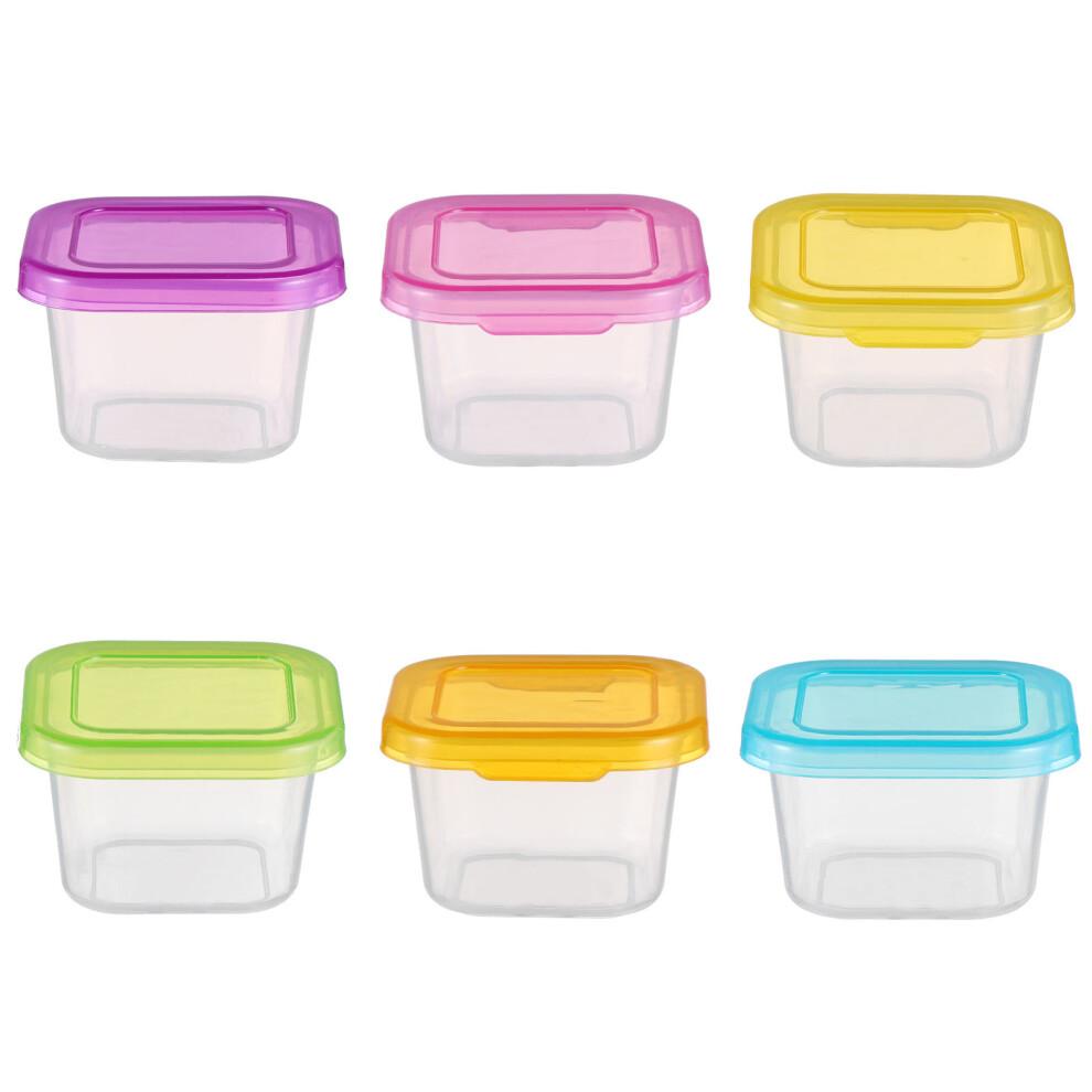 6pcs Small Food Containers Food Storage Jars For Travel