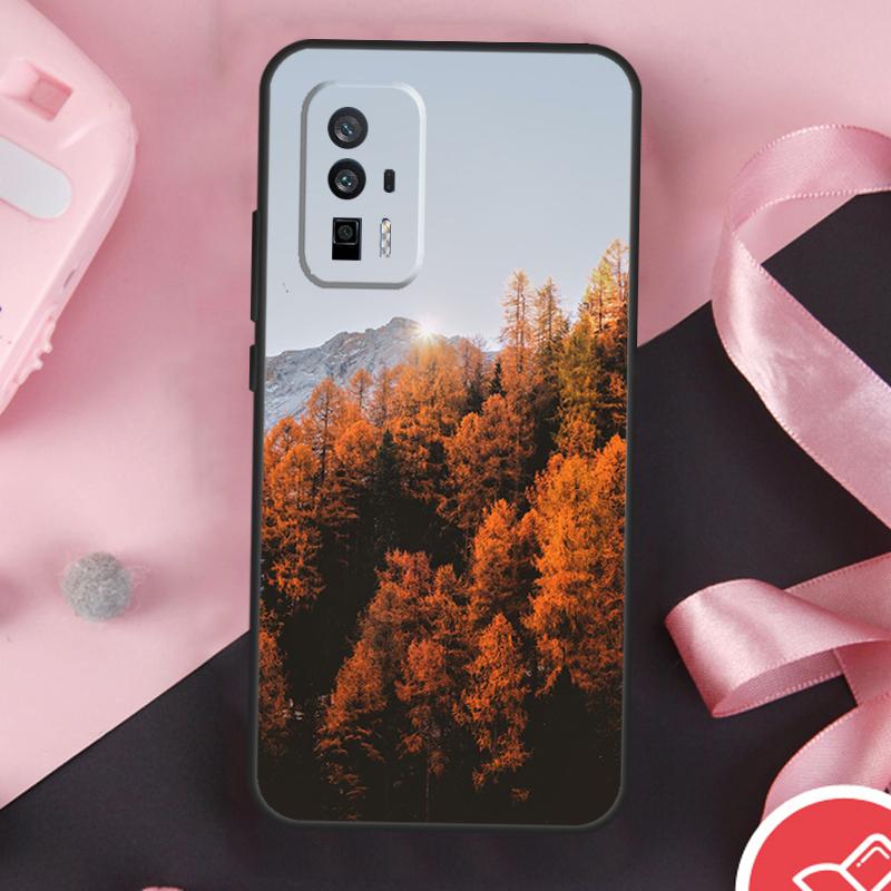 

Mountain Forest Case For POCO X3 X5 X6 F6 Pro M6 M5s F3 F5 Xiaomi 11T 12T 13T Pro 14 Ultra 12 13 Lite Cover POCO F6