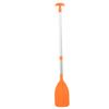 Telescoping Kayak Paddle for Kids 43.5 Inch Aluminum Shaft Water Spray Kayaking Oar for Boating Canoeing Orange