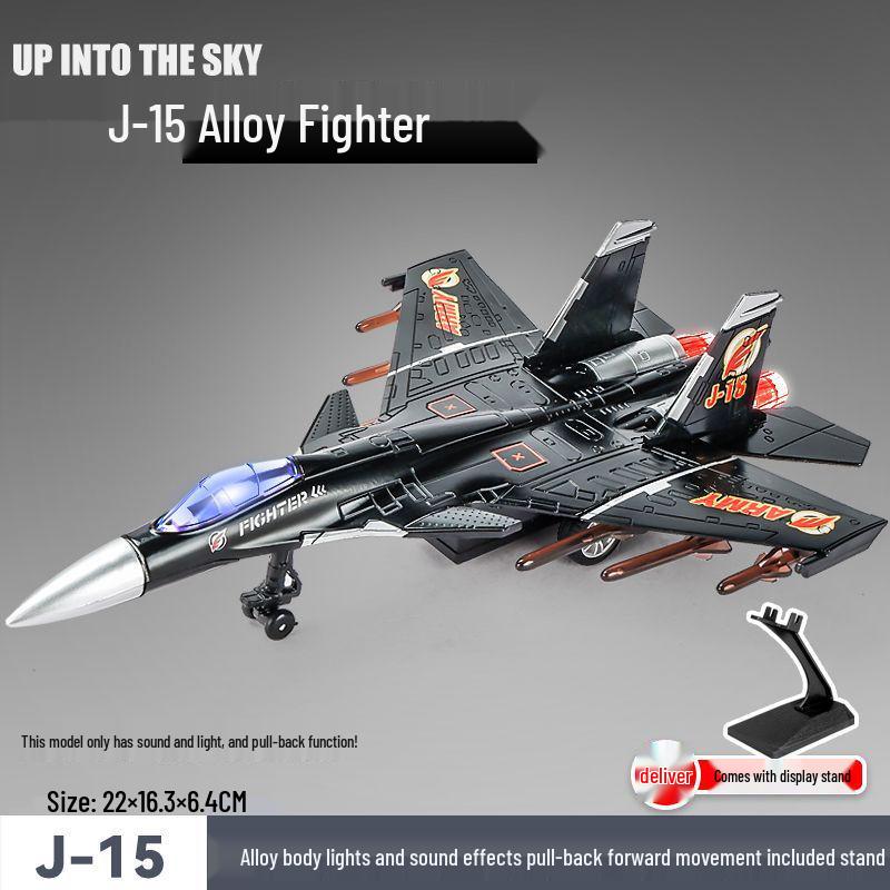 

Истребитель-невидимка J-20 Модель самолета из сплава J-3 Игрушка для мальчиков