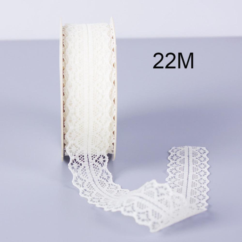 

Wide Ribbons 3cm Lace Ribbon Crafts Bow Gift Wrapping Ribbons Wedding Party Decoration бежевий