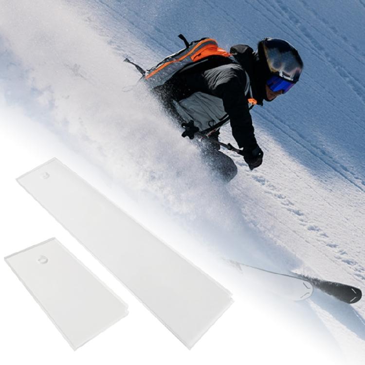 Portables Ski Board Waxes Maintenance Tool Shatters Resistant Acrylic Double Size For Enhances Durability