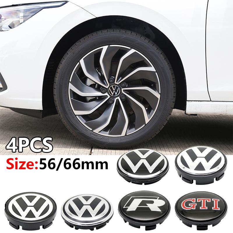 4pcs VW Wheel Center Hub Caps 56mm 65mm 66m 70mm 76mm wheel cover For VW Golf 4 5 6 7 Touran Passat B5 B6 B7 Polo CC accessories vhcp29