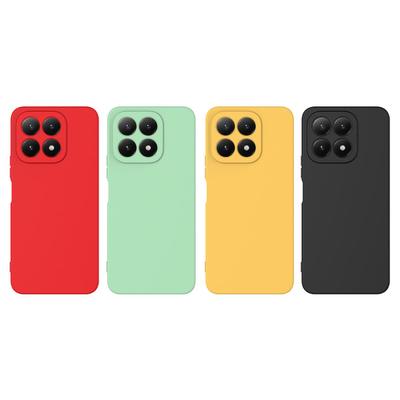 Suitable for Xiaomi 17 ProMax: Liquid Silicone Soft Protective Case, Solid Color, Simple Design