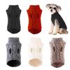 1PC Dog Clothes Comfortable Pet Knitted Sweaters Puppy Cat Clothes Cute Suitable for Petite Sizes Lovely Multicolor