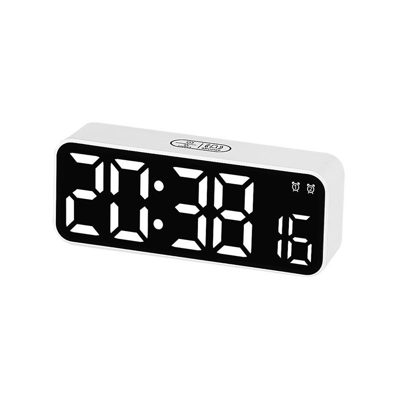 Mini Multifunctional Electronic Alarm Clock with Temperature Display, Large 2806/Small 2807 - Bedside Model