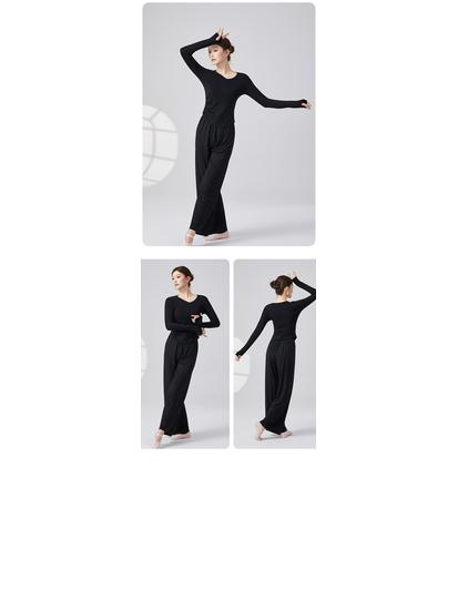 Women's Long Sleeve Modern Chinese Dance Costume Set