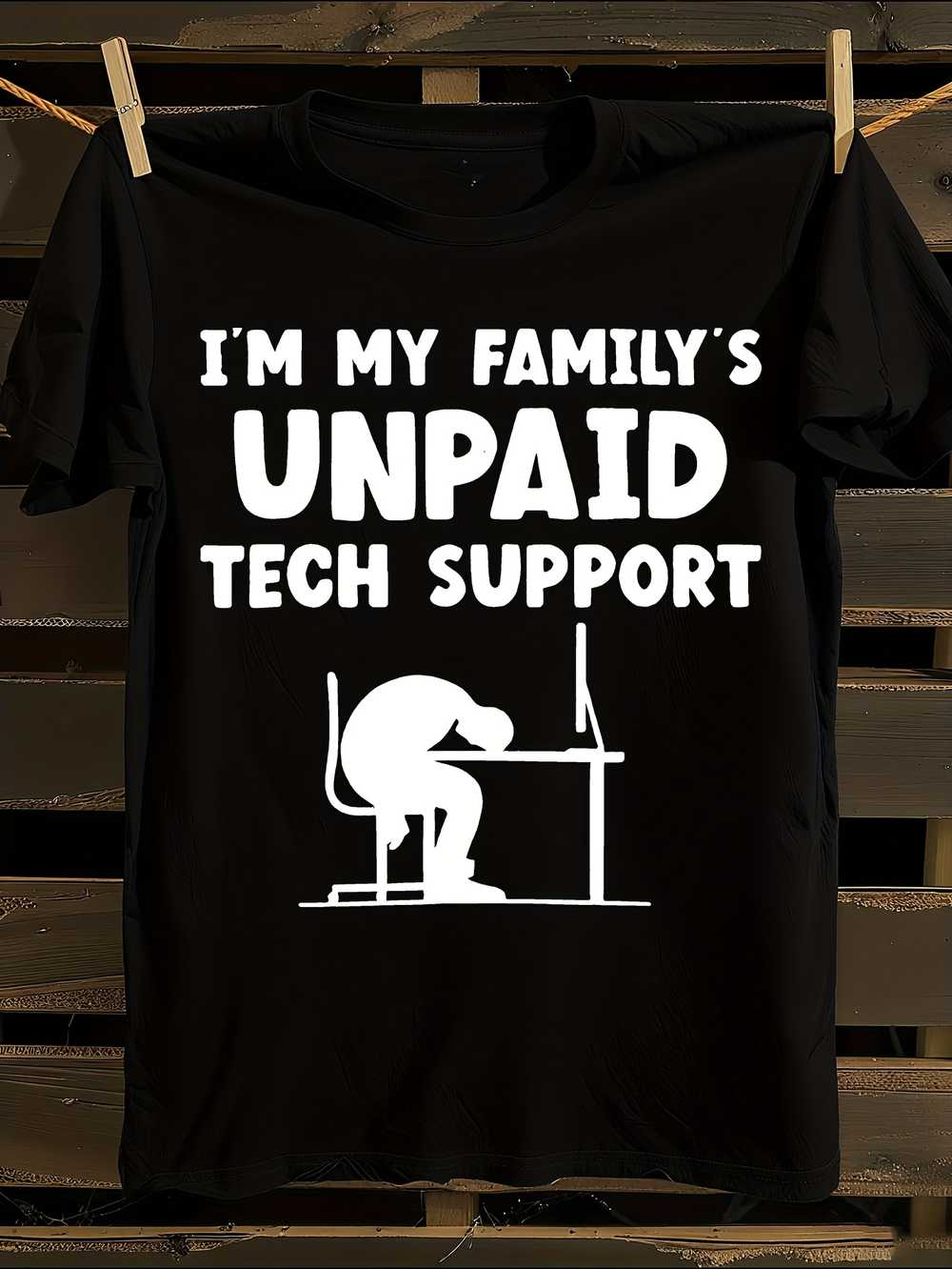 s Funny Tech Support T-Shirt XL