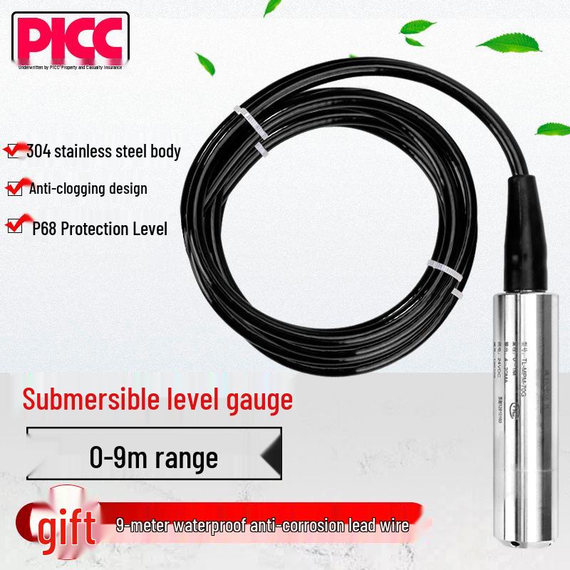 Submersible Water Level Sensor 4-20mA Voltage Transmitter