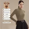 Women's German Cashmere Half-Turtleneck Long-Sleeve Thermal Top for Autumn