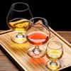 ZISIZ Handmade Glass Whiskey Tumbler Set