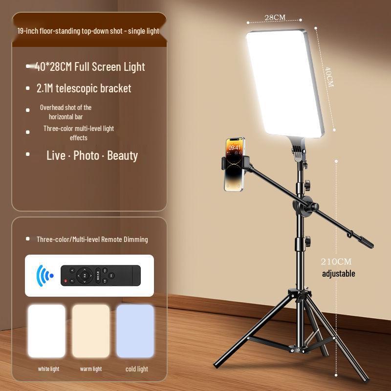 Panou profesional de lumină LED pentru streaming live și fotografie de interior