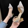 Fashion Thick Heel Women's Sandals Outdoor 2025 Trend The Best Low Price Shoe On Sale Chic and Elegant Summer Offers Luxury Ladies Shoes