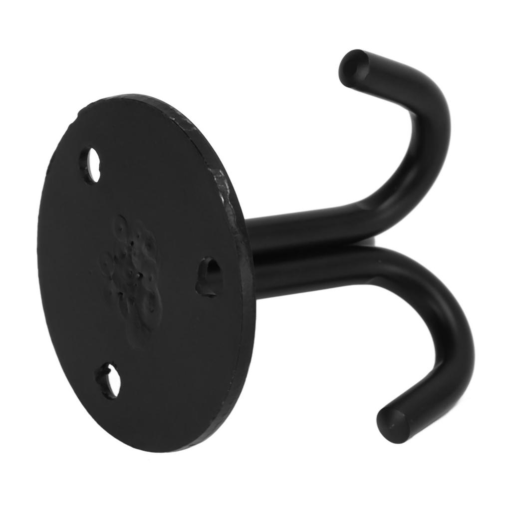 5 Stück Deckenhaken Verdicken Drei Greifer Edelstahl Verstärken Tragfähigkeit Deckenmontage Aufhänger für Zuhause Schwarz