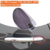 For BMW Mini Cooper JCW One F54 F55 F56 F57 F60 Front Outside Door Handle Lock Key Hole Cover Trim Chrome Cap  51217431945