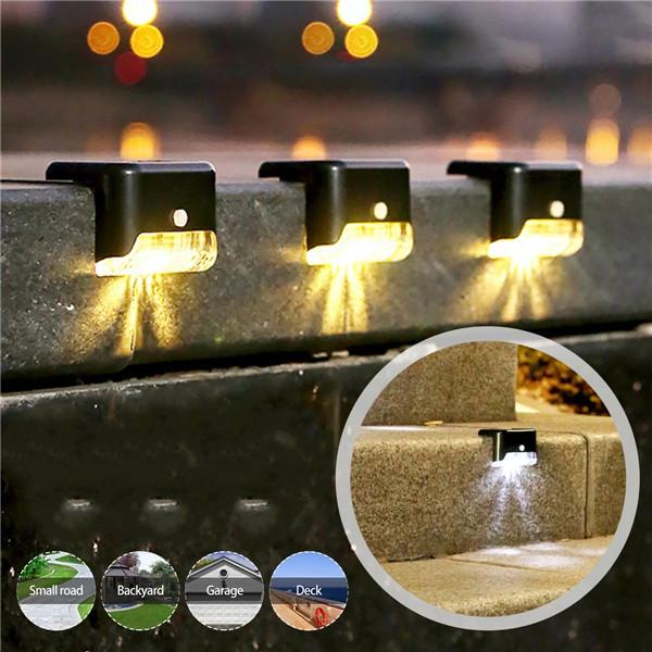thumbnail interactive-video image 1 of 16 Pack Solar Deck Lights - Warm White LED, IP44 Waterproof, For Fence, Stairs, Garden Path 1 of 13