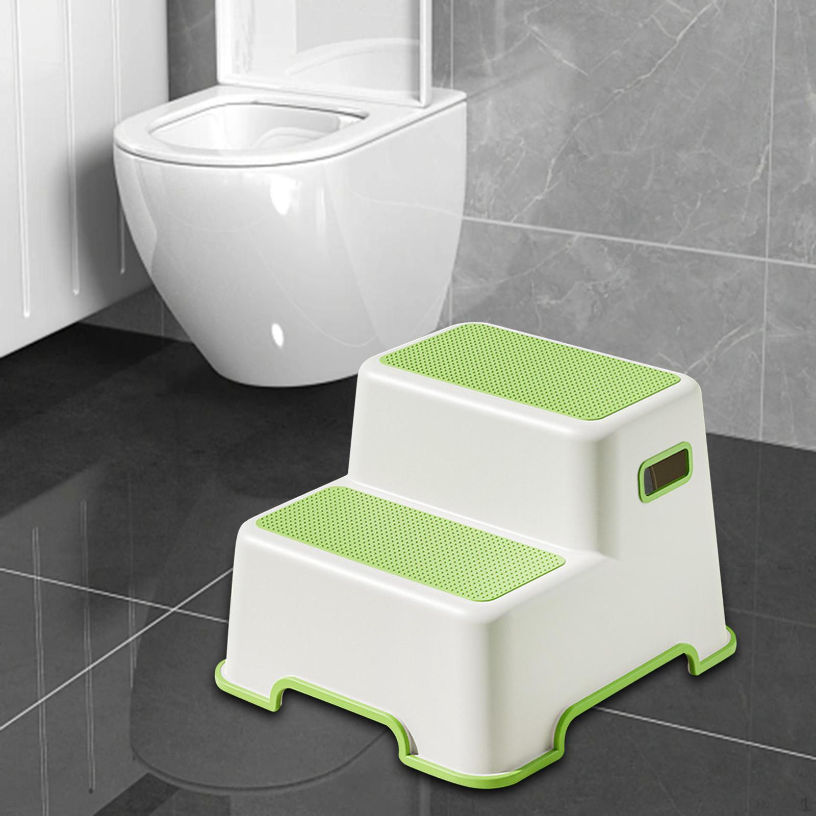 Children s Step Stool Non-Slip Bathroom Helper зелёный