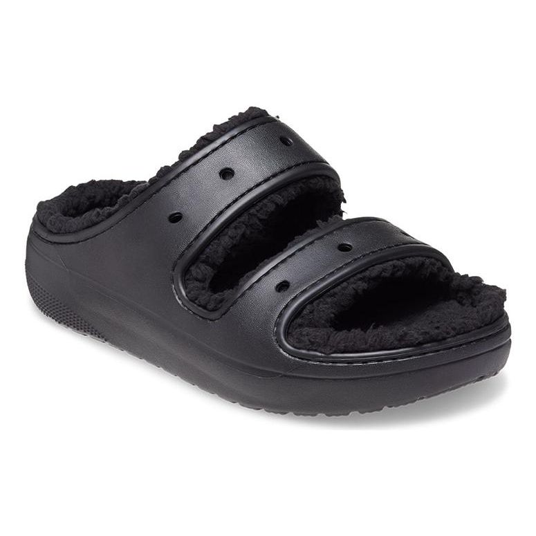 Crocs Classic Cozzzy Sandal Black Unisex Sneakers 207446-060