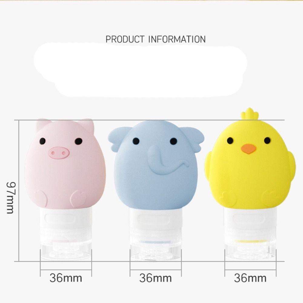 Portable Squeeze Tube Bottle 60ml Lotion Shampoo Bottle New Refillable Empty Bottle