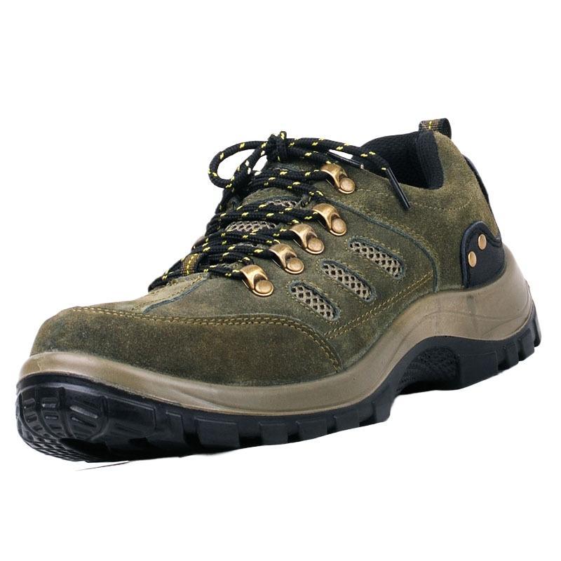 Labor Insurance Shoes, Protective Shoes, Breathable, Polyurethane Injection, Anti-smash and Anti-puncture, Wear-resistant