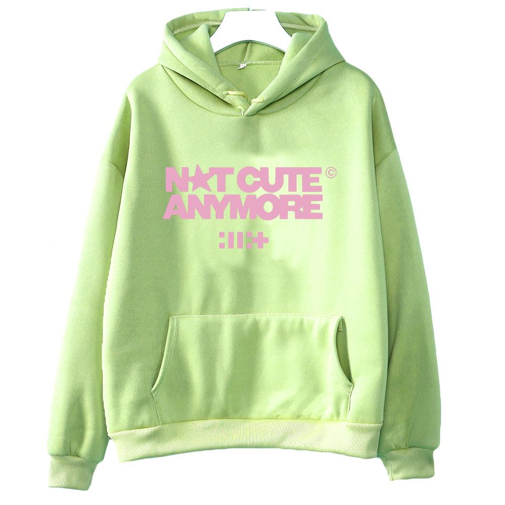 Mikiny s albem ILLIT Už nejsou roztomilé Mikina ILLIT dívčí kapely Korejská móda Dámské Pánské Oblečení Dlouhý rukáv Ležérní Y2K Mikiny