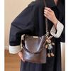 YUYULA Damen Vintage Leder Schulter Crossbody Tasche
