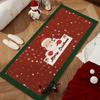 Christmas Carpet Vintage Dirt-resistant Non-slip Living Room Bedroom Kid Room Doormat 2025 Entrance Floor Decor Mat Tapis Salon