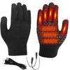 USB Heated Gloves Winter Warm Control Touch Screen Office Outdoor Skiing Riding Anti-Slip Gloves
