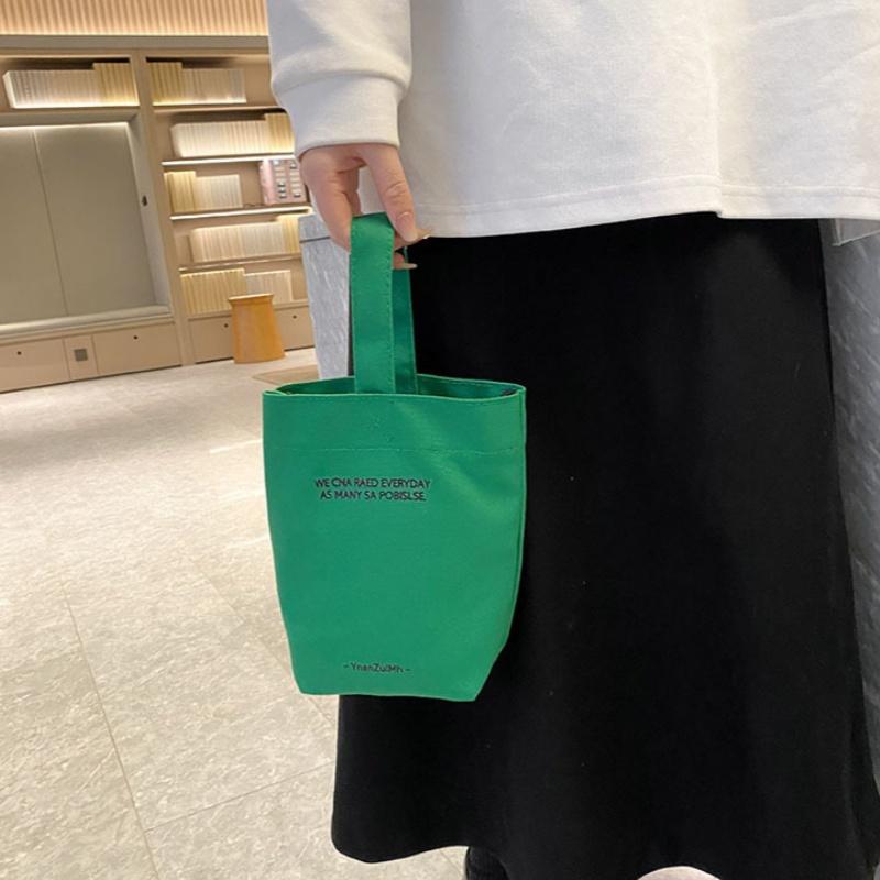 Simple Casual Handbags Canvas Shoulder Crossbody Bags Large Capacity Shopper Bag Letters Shoulder Crossbody Bags Purse
