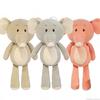 Korean Style Elephant & Hedgehog Plush Toy Set for Children - Skin-Friendly and Soothing