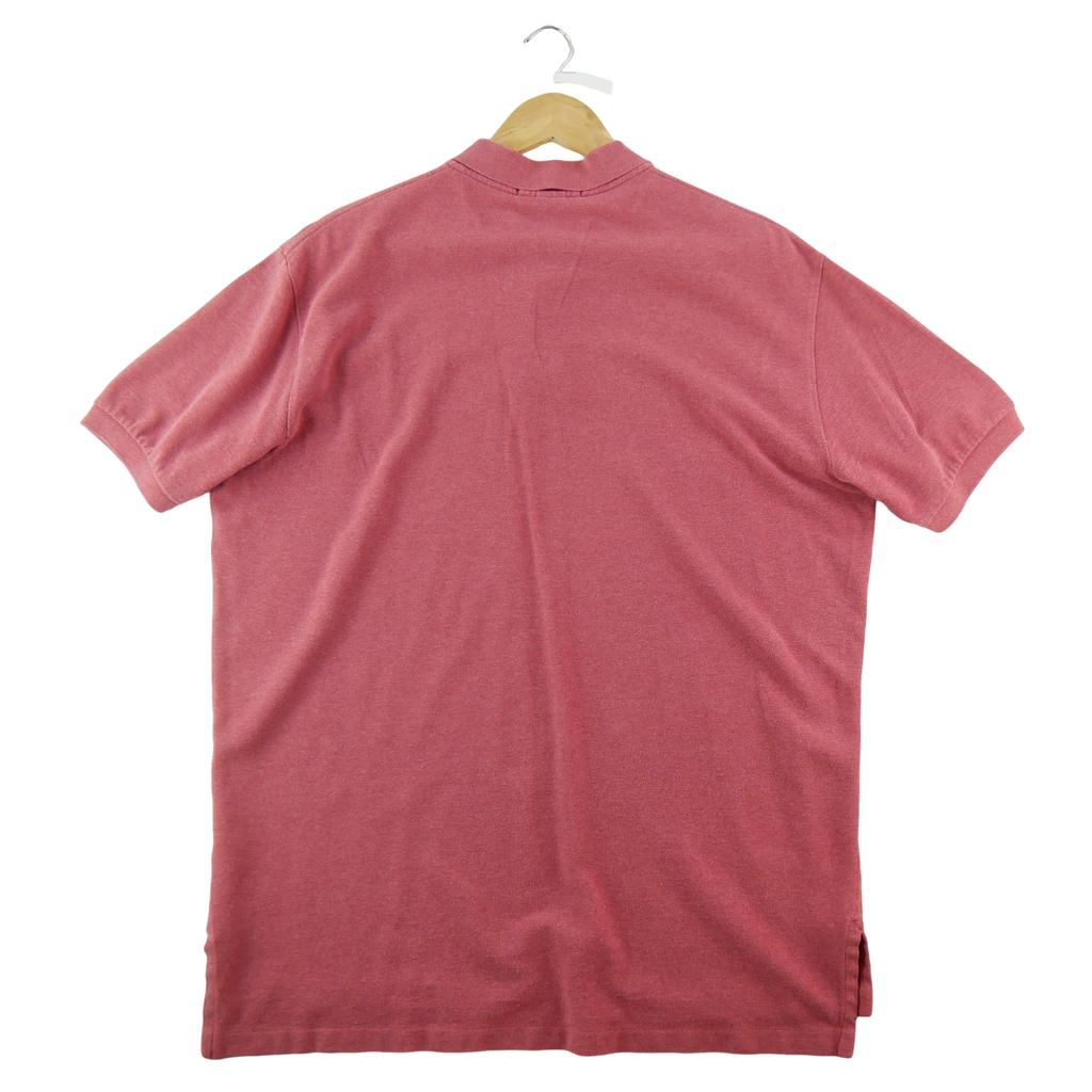 Seconde vie - Polo manches courtes Homme Rouge - Excellent état