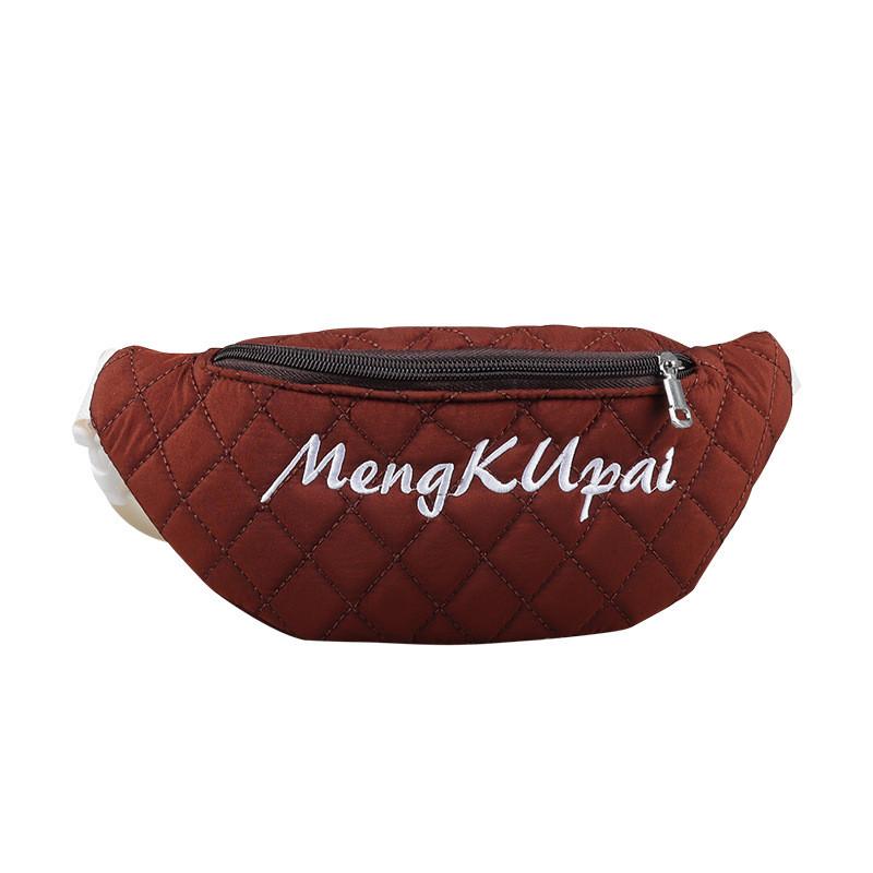 Trendy And Stylish Kids Canvas Waist Bag For Boys And Girls With Alphabet Design In Modern Colors