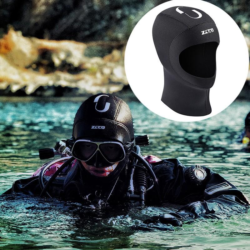 3mm Neopren Tauchkappe Schnorcheln Surfen Schwimmen Wärme Unisex Erwachsenen Kopfbedeckung