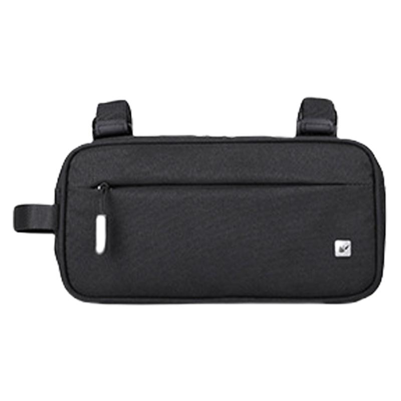Large Capacity Polyester Bicycles Handlebars Bag Fashionable Green Bike Front Bag for Easy Storage Of Cycling Essential
