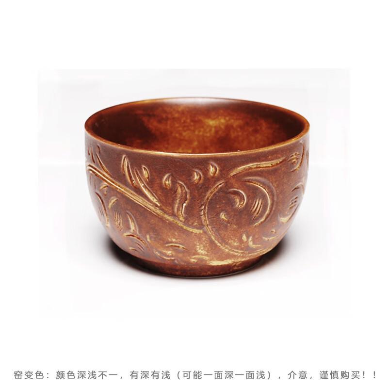 Shangqi Chinese Style Embossed Ceramic Tea Cup Set