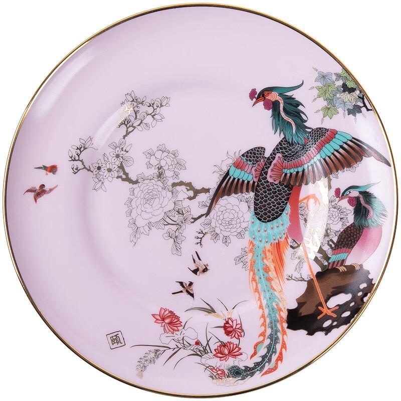Zhi Shi Jingdezhen Blue Phoenix Bone China Sauce Dish