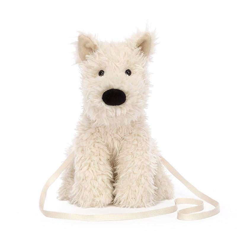 Highland Puppy West Plush Doll Shoulder Bag Adjustable Shoulder Strap Animals