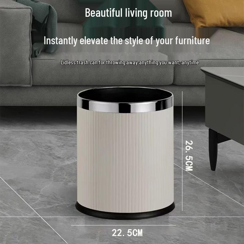 Yuzhuxun Double-Layer 10L Waste Bin
