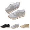Glitter Shoes for Women Breathable Sports Shoes  Flat Lightweight Sequined Shiny Trainers Festive Comfortable Leisure Shoes