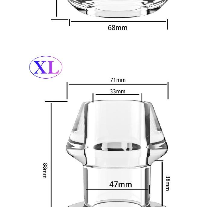 Silicone Hollow Anal Plug With Stopper Speculum Enema Anus Dilator Butt Plug Prostate Massage Bdsm Sex Toys For Woman Men
