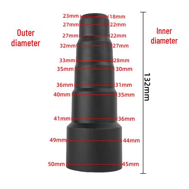 Cyclone Dust Collector Reducing Bushing Set: 50/32, 50/40, 50/63, 50/75