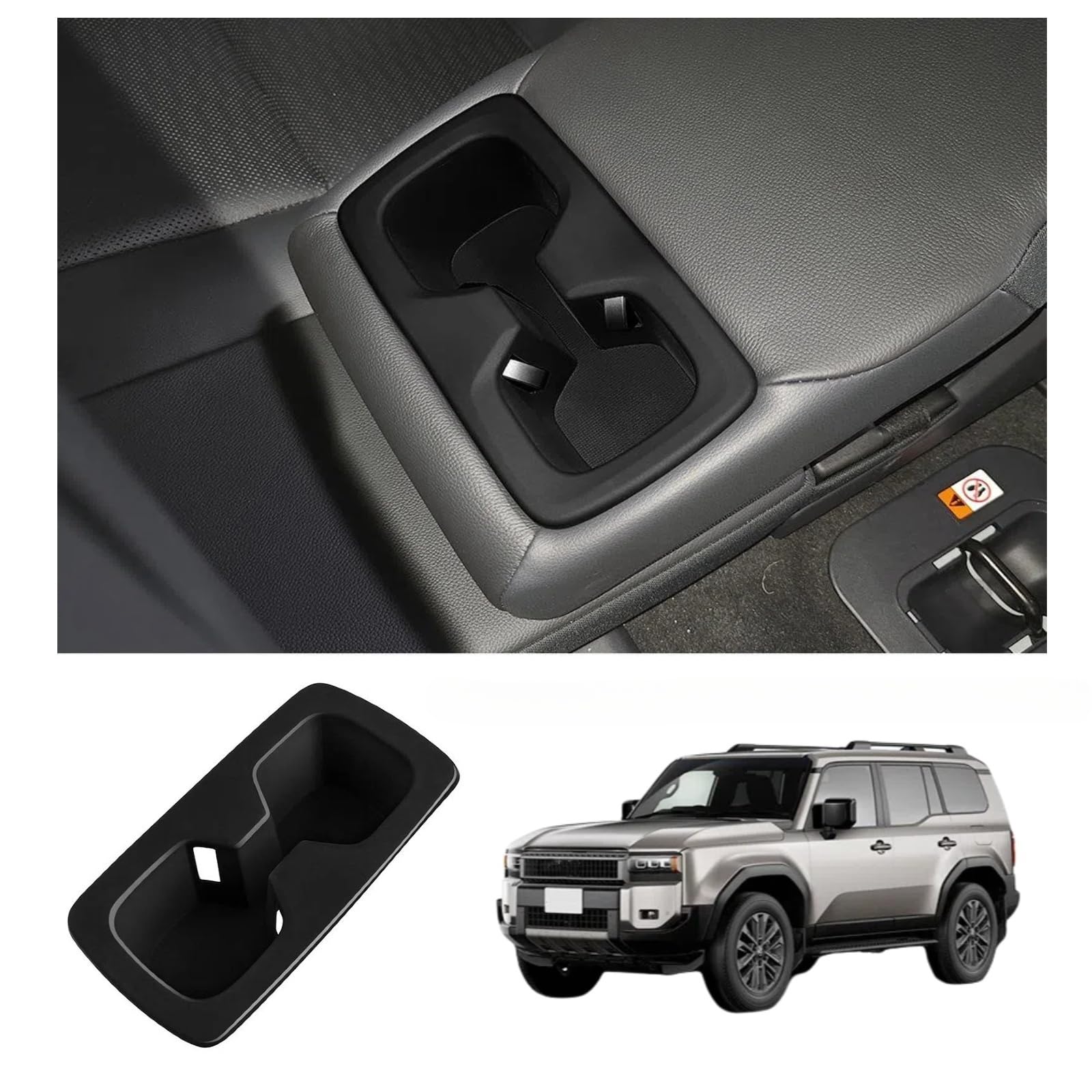 

TopGTzolun Совместимо с новым Land Cruiser 250 LC250 Land Cruiser 250 Эксклюзивный держатель для напитков Держатель для хранения Организуйте и организуйте Предотвращение загрязнения чёрный